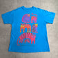 90s Laurel Burch Cat アートTシャツ USA製 シングルステッチ｜カラフル猫デザイン ヴィンテージ/3-47