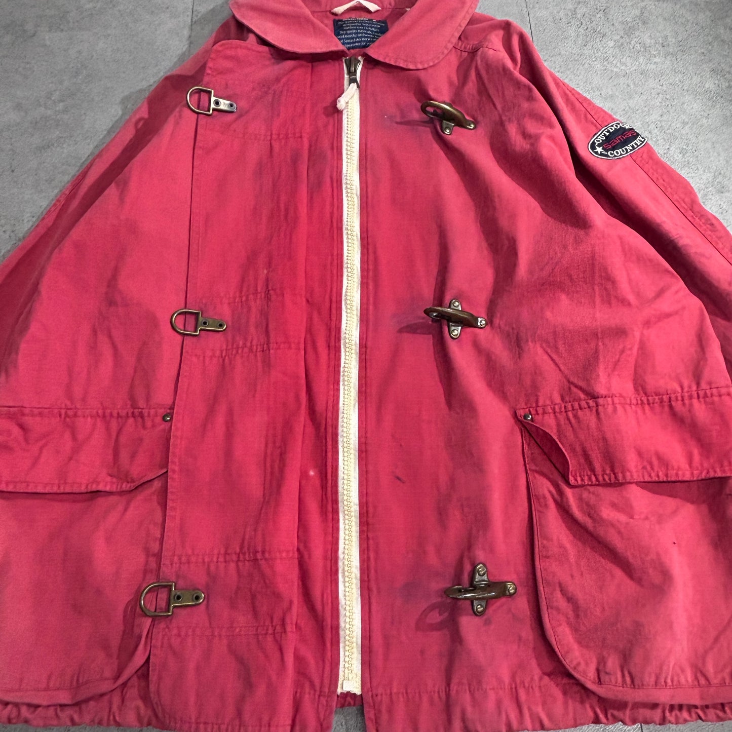 90s Samas ファイヤーマンジャケット / イタリア製 / コットンキャンバス / ピンク / ヨーロッパヴィンテージ1-8