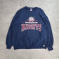 【90s Russell Athletic NEWMAN KNIGHTS スウェット】USA製 XL ラッセルアスレチック カレッジ ネイビー 古着/9-8