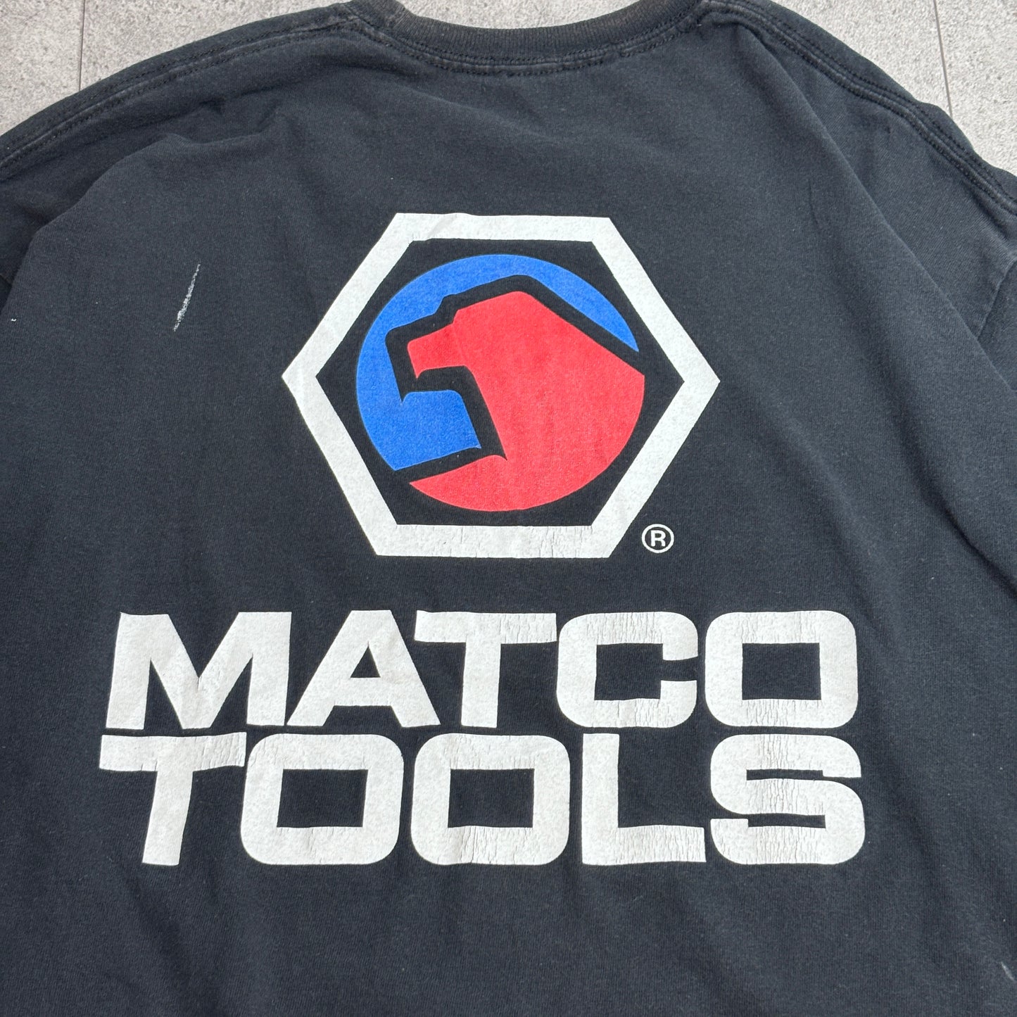 【MATCO TOOLS ロングスリーブTシャツ ブラック 両面プリント】8-27