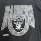 90s USA製 RAIDERS レイダース NFL ビッグロゴ Tシャツ ブラック L FRENCH ULTRA/7-55