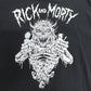 【Rick and Morty（リック・アンド・モーティ） ホラーグラフィック プリントTシャツ】ブラック L/7-25