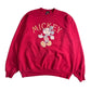 Mickey Unlimited / ミッキーマウス スウェット / MADE IN USA / Velva Sheen / 赤 レッド / クルーネック / XL/2-55