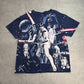 STAR WARS オールオーバープリント キャラクターTシャツ XL ネイビー/7-44