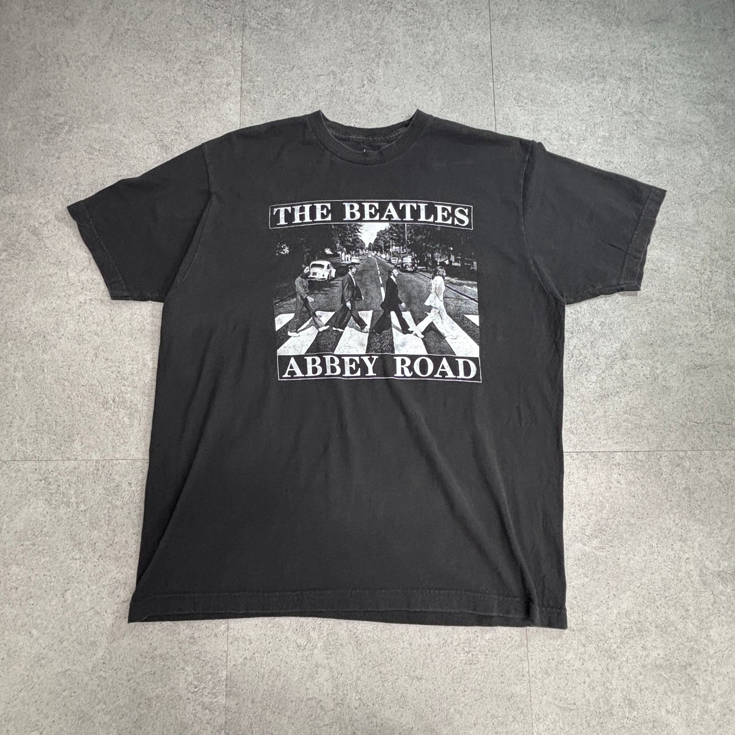 【THE BEATLES Abbey Road プリントTシャツ】ビートルズ アビイ・ロード 2017 Apple Corps Ltd. オフィシャル XL メキシコ製 古着/8-1