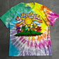 【GRATEFUL DEAD LIQUID BLUE 2021 タイダイ Tシャツ】ダンシングベア スカル＆ローズ  /8-65