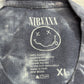 【NIRVANA「NEVERMIND」タイダイ プリントTシャツ XL】7-108