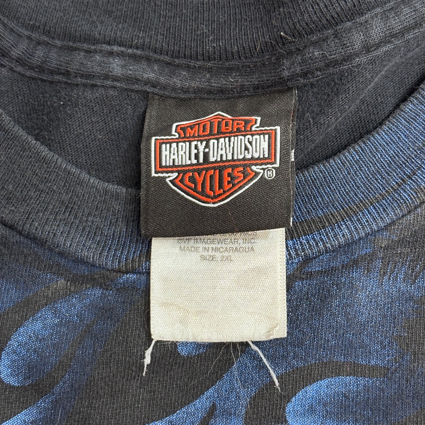 【Harley-Davidson Daytona Bike Week 2009 プリントTシャツ】Daytona Beach FL スカル 両面 袖プリント 古着/8-16