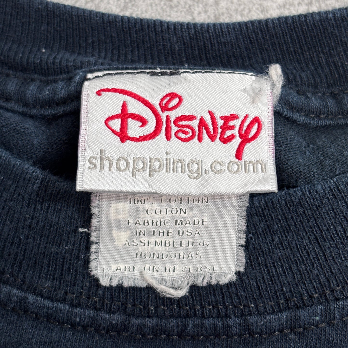 Disney Pirates of the Caribbean “NEVER TRUST A PIRATE” ロングスリーブTシャツ XL ブラック パイレーツオブカリビアン 長袖Tシャツ/4-28