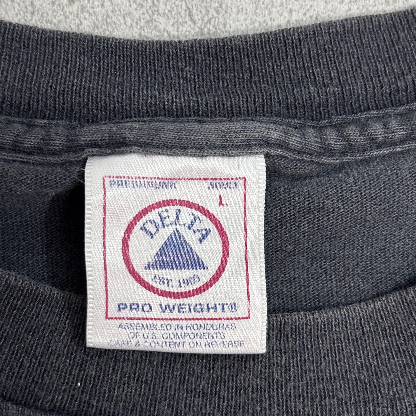 【HOT ROD MAGAZINE 50th Anniversary プリントTシャツ ブラック】DELTA PRO WEIGHT ホットロッド 車 アメ車 古着/4-53