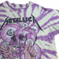 【METALLICA “The Shortest Straw” タイダイ バンドTシャツ】2021年コピーライト / LG / パープル×ホワイト/7-81