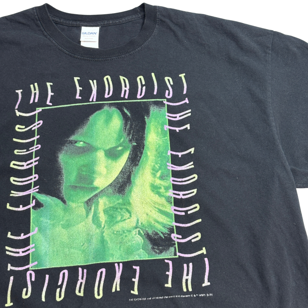 【THE EXORCIST 映画プリントTシャツ】THE EXORCIST /GILDAN / ブラック/7-83