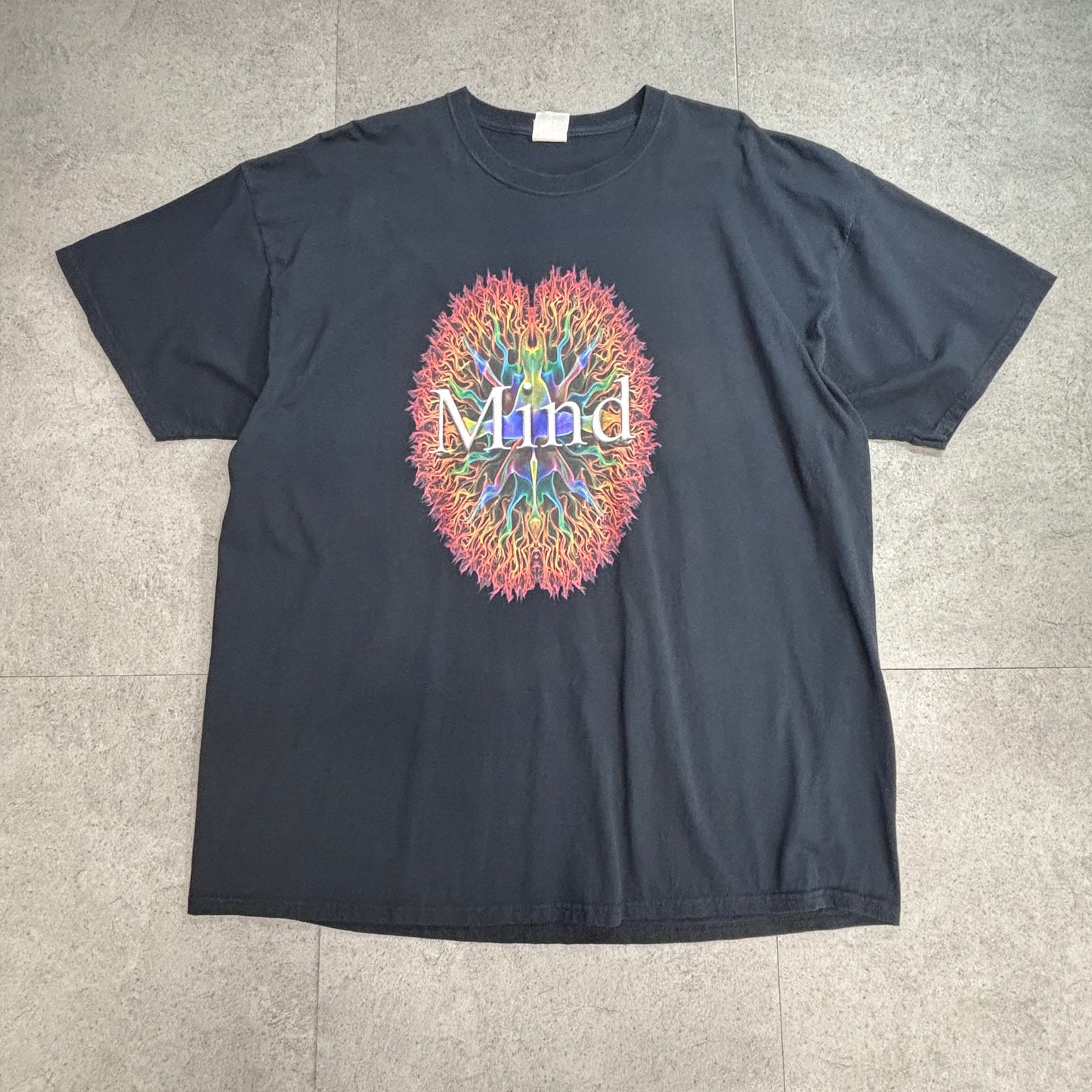 【Mind Magazine アートプリントTシャツ】Mind /mindmagazine.net / ブラック / 両面プリント/7-82