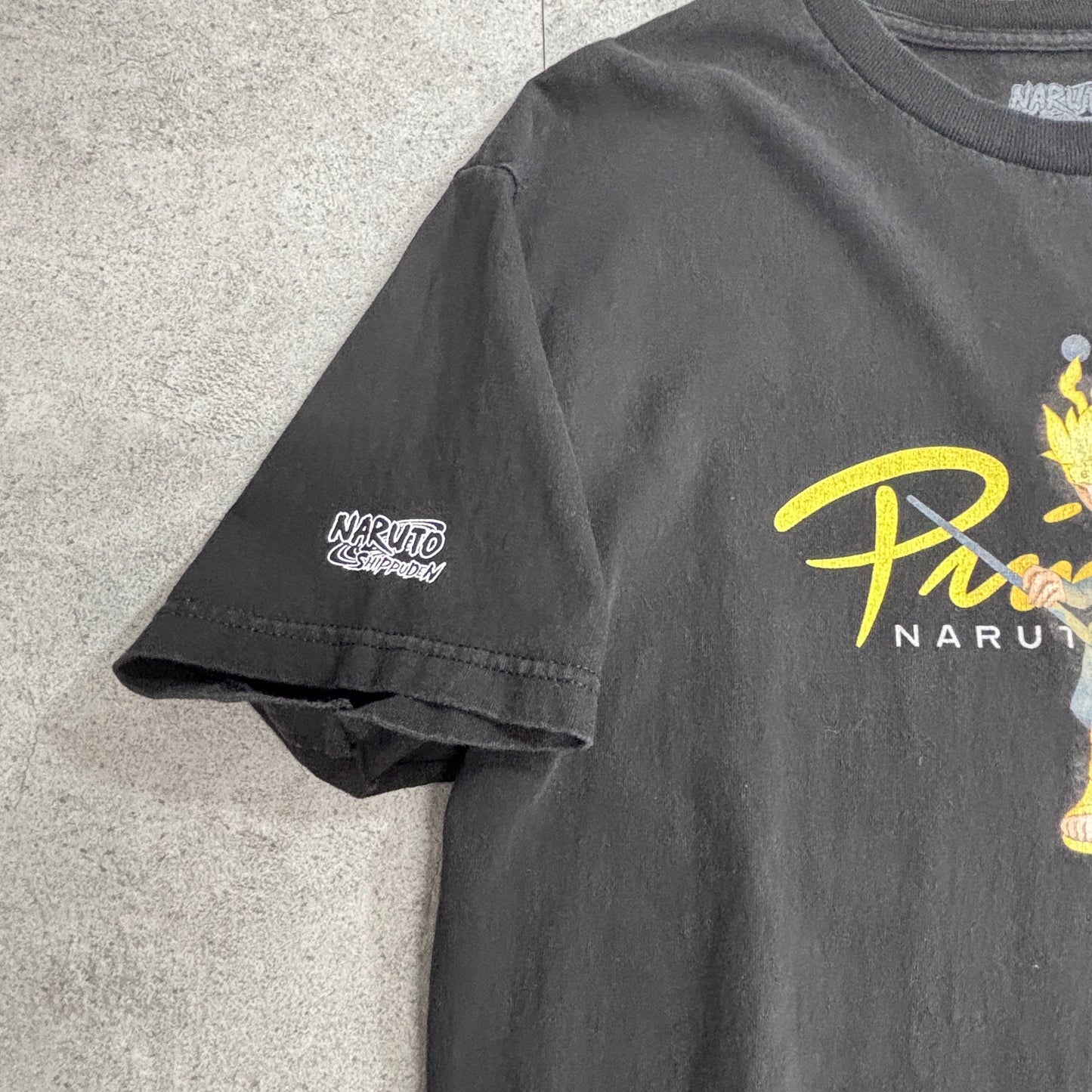 【NARUTO-ナルト- 疾風伝】Naruto Shippuden ナルト プリントTシャツ ブラック/7-36