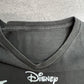 【Disney VILLAINS プリントTシャツ】ディズニー ヴィランズ ブラック キャラクター アニメT 古着/6-2