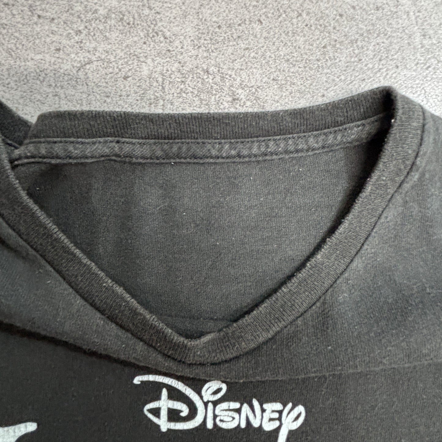 【Disney VILLAINS プリントTシャツ】ディズニー ヴィランズ ブラック キャラクター アニメT 古着/6-2