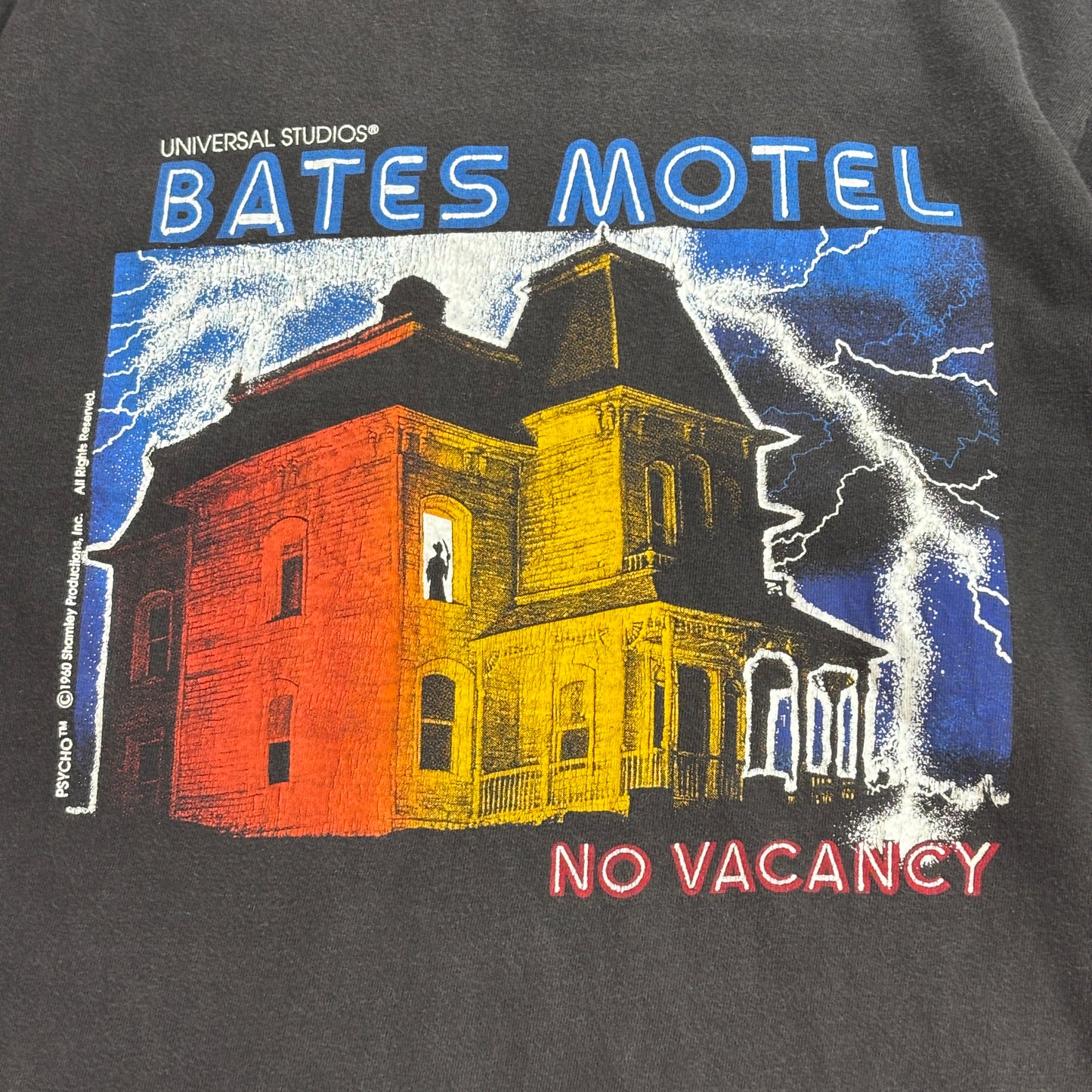 1990年製 PSYCHO Bates Motel Tシャツ ONEITA USA製 L/4-45