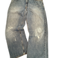 Levi’s 569® Loose Straight デニム W36 L30 レッドタブ ライトインディゴ ダメージ/ヒゲ/アタリ 00s ジップフライ