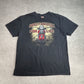 【Harley-Davidson 2010 両面プリントTシャツ】ハーレーダビッドソン Carolina Coast Wilmington NC XL ブラック 古着/8-52