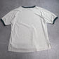 AQUAMAN（アクアマン） リンガーTシャツ DCコミックス グレー × グリーン フェードデザイン/7-41