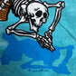 【Grateful Dead LIQUID BLUE JAM BAKE タイダイTシャツ】両面プリント ベージュ×ターコイズ Mサイズ/8-66
