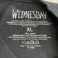 【Netflix「WEDNESDAY（ウェンズデー）」オフィシャル プリントTシャツ XL】7-109