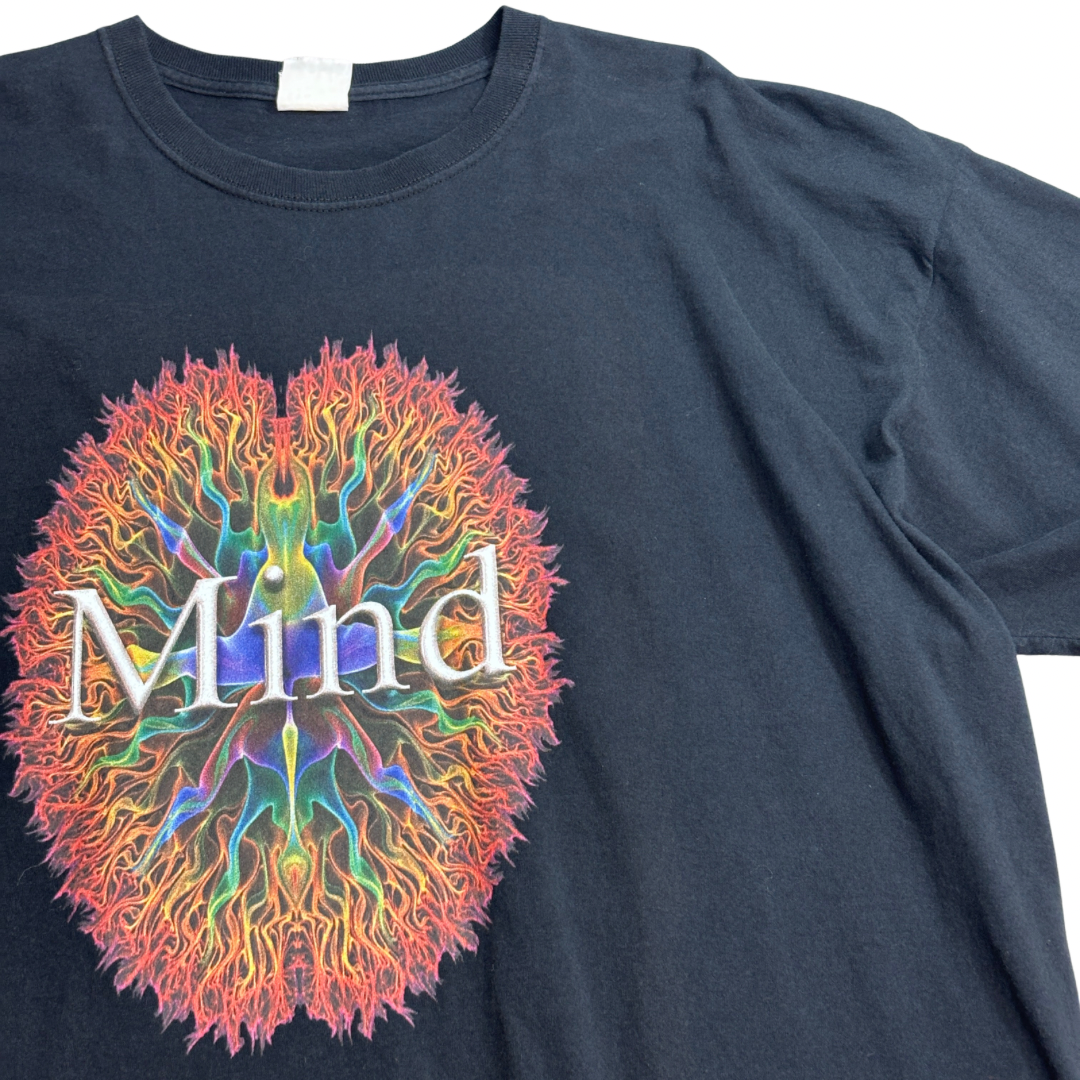 【Mind Magazine アートプリントTシャツ】Mind /mindmagazine.net / ブラック / 両面プリント/7-82