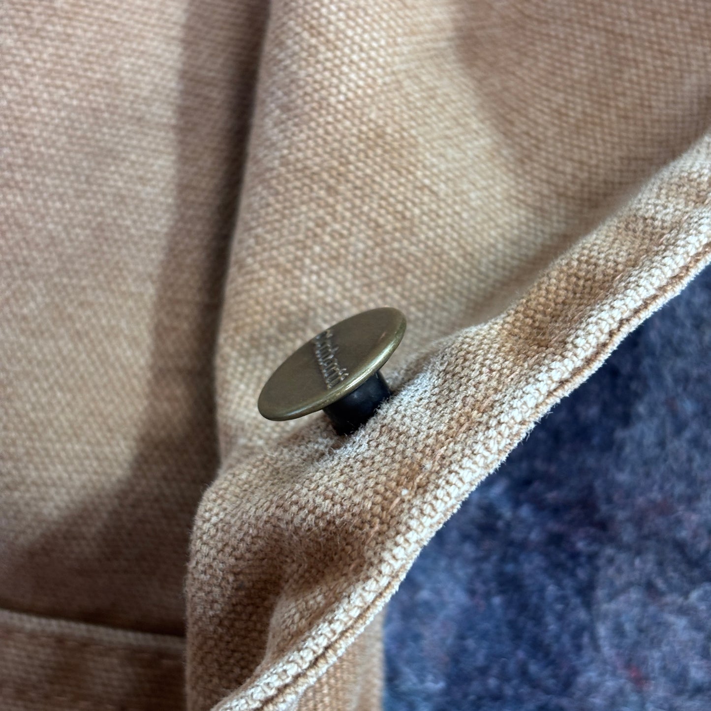 Carhartt カーハート チョアコート USA製 90s ブランケットライナー ダックジャケット BRN フェード/3-13