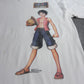 【ONE PIECE PIRATE WARRIORS モンキー・D・ルフィ Tシャツ】FRUIT OF THE LOOM HEAVY COTTON サイズL/8-75