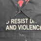 【D.A.R.E. プリントTシャツ】ブラック/7-20