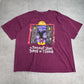 【Disney Tower of Terror ミッキーマウス プリントTシャツ ディズニー タワー・オブ・テラー バーガンディ USA古着】8-21