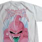 【DRAGON BALL Z × Primitive 魔人ブウ バックプリントTシャツ】ホワイト Mサイズ ドラゴンボールZ コラボT 古着/7-101
