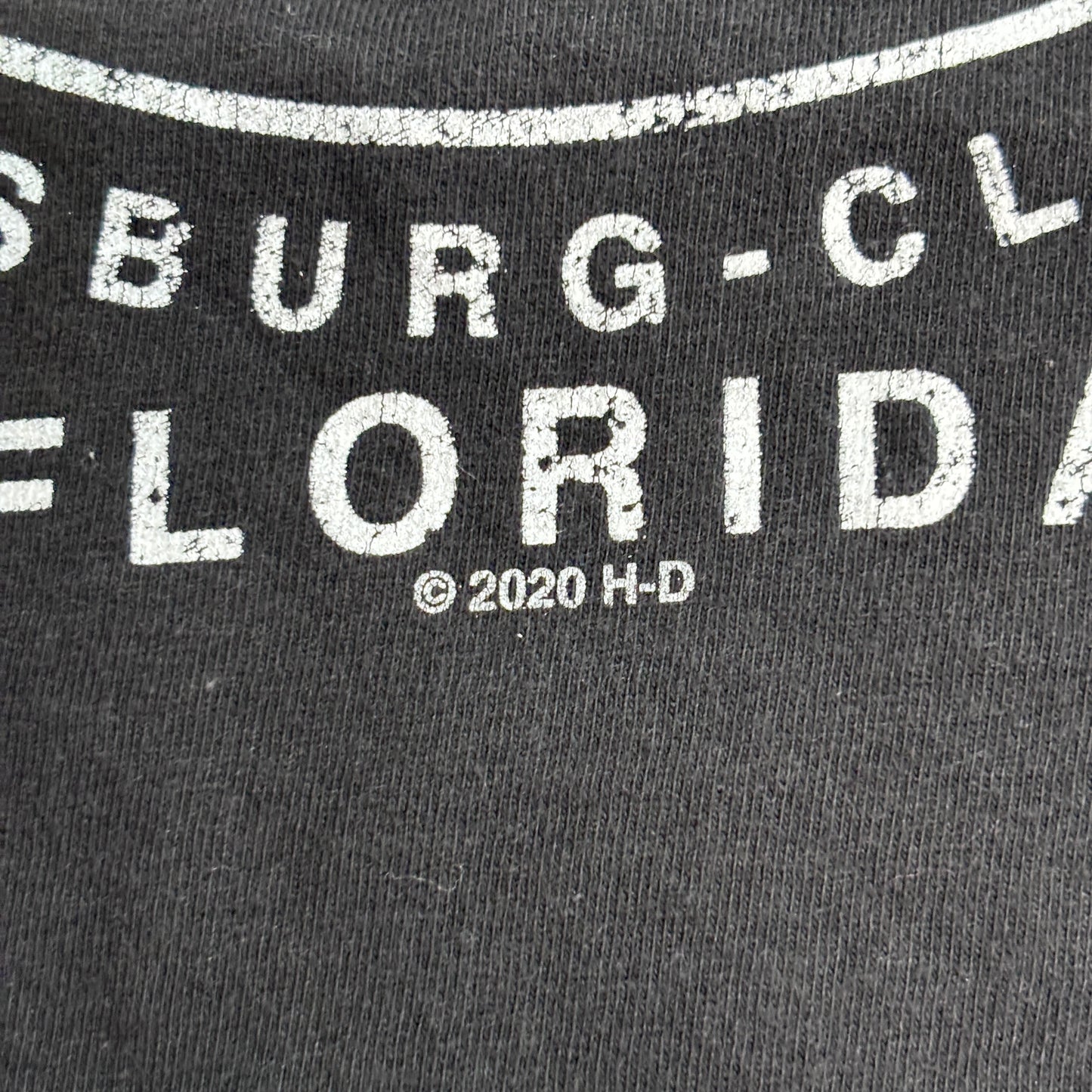 【HARLEY-DAVIDSON サンタクロース バイク クリスマス ロングスリーブTシャツ】2021年 M ブラック 両面プリント 袖プリント/8-44