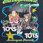 2010年 TOYS for TOTS シカゴランド ロンT ブラック L相当 フェード ボロタグ 企業イベント 長袖Tシャツ/4-14