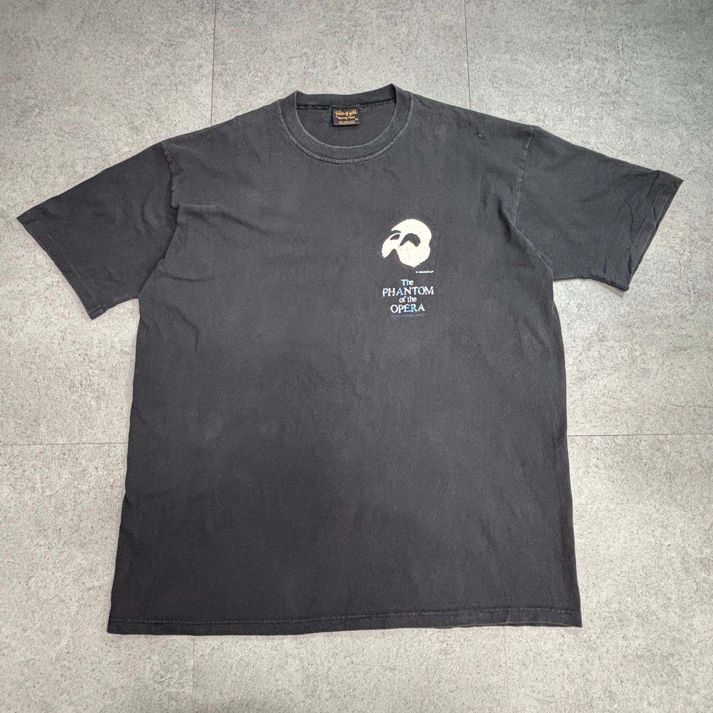 【The Phantom of the Opera（オペラ座の怪人）蓄光プリント Tシャツ ブラック】8-28