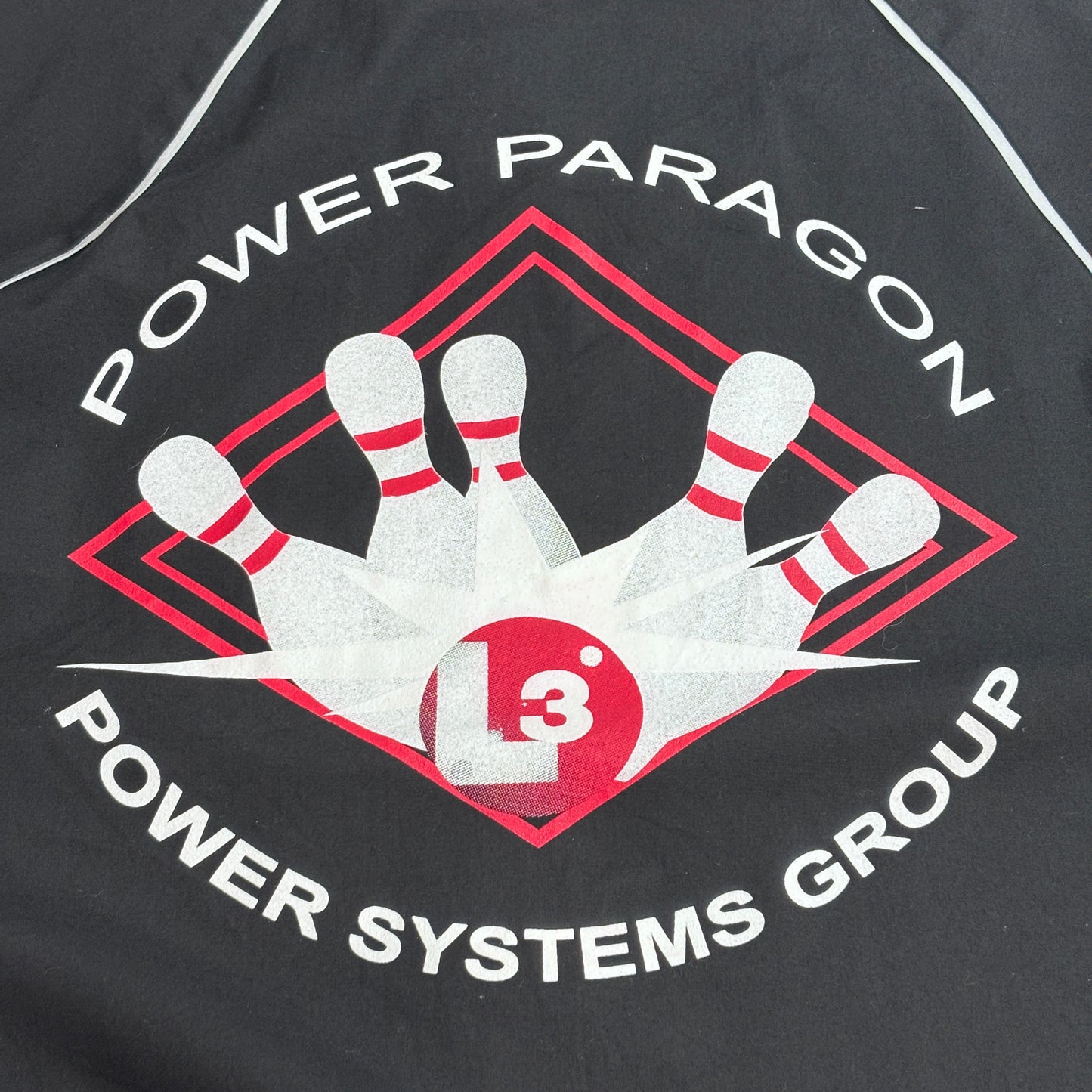 【Power Paragon / Power Systems Group ボウリングシャツ ブラック XL/TG】8-30
