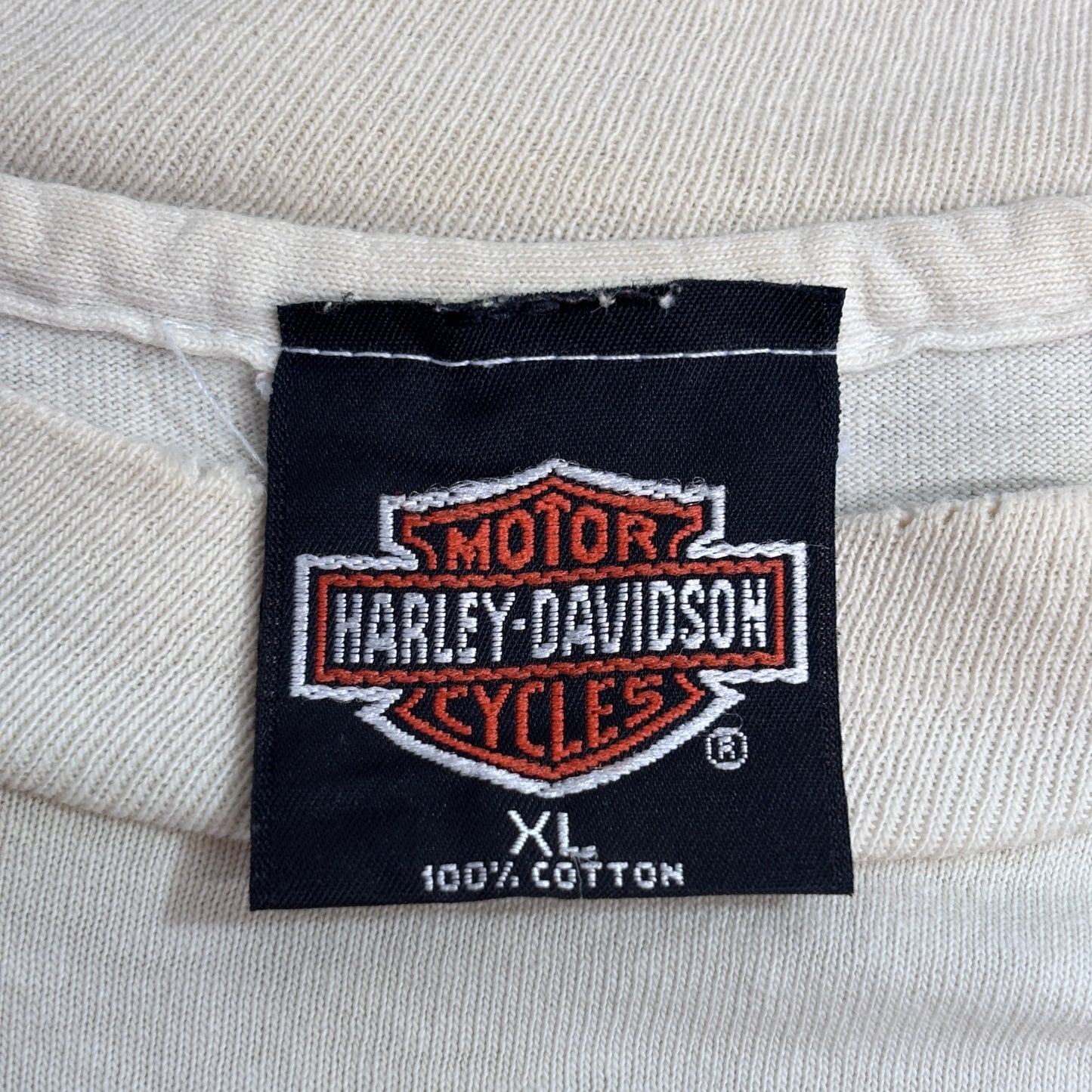 HARLEY-DAVIDSON USA製 WINGS OVER AMERICA 星条旗スリーブ 両面プリントTシャツ XL ハーレーダビッドソン メンフィス/4-34