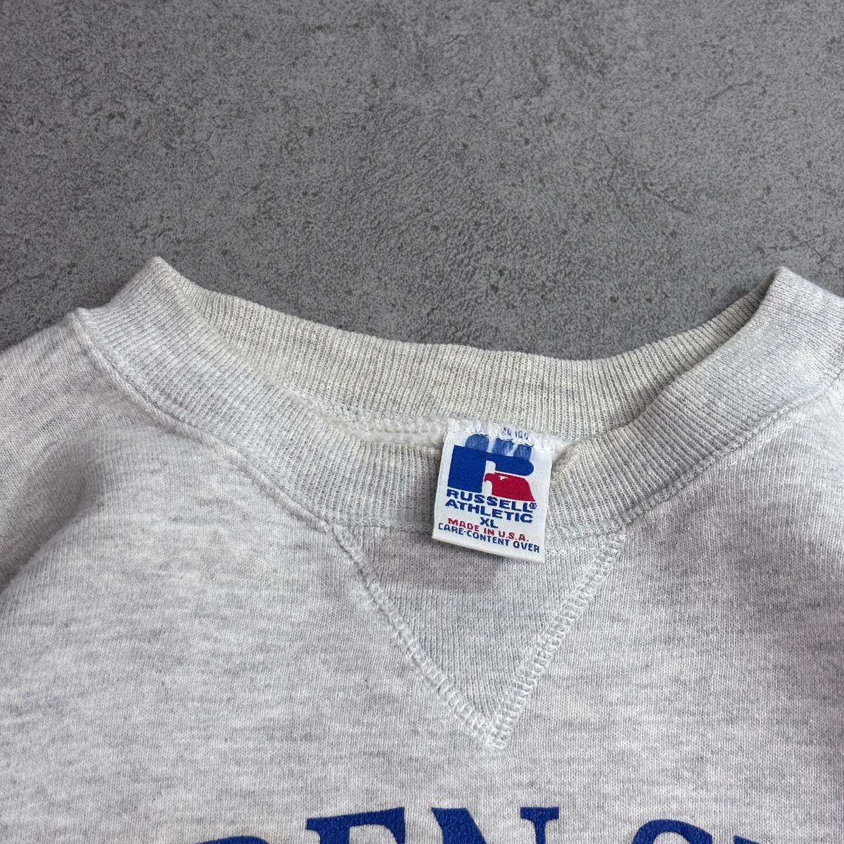 【90s Russell Athletic GOLDEN STATE WRESTLING スウェット】USA製 XL ラッセルアスレチック レスリング プリント 古着/9-7