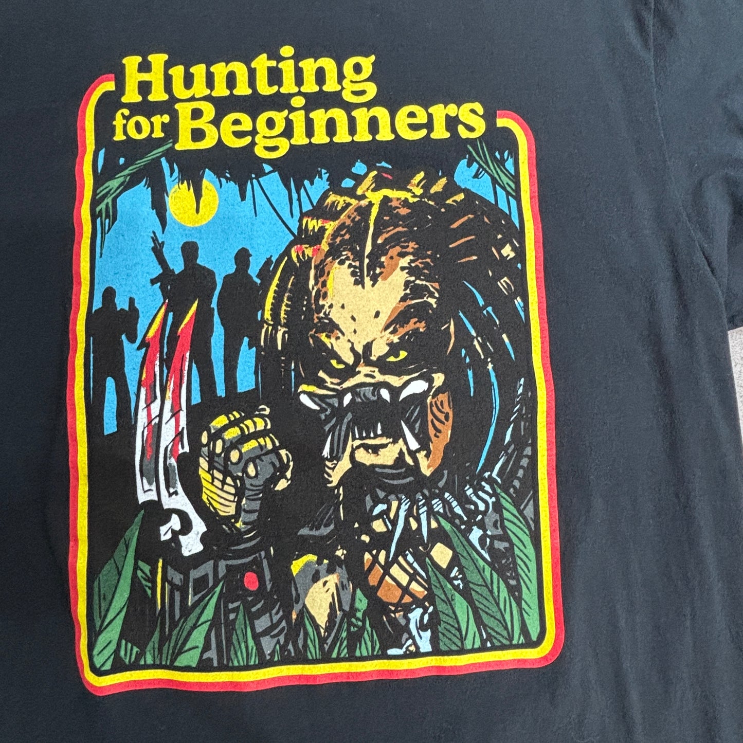 【PREDATOR（プレデター）“Hunting for Beginners” プリントTシャツ】ブラック/7-19
