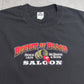 【BUCKET OF BLOOD SALOON バックプリント ノースリーブTシャツ】McBride & Sons スカル バイカー ALSTYLE 2XL ブラック メキシコ製 古着/7-88