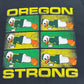 【OREGON STRONG プリントTシャツ】オレゴン・ダックス GILDAN Ultra Cotton XL ブラック 古着/8-56