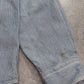 【Polo Ralph Lauren ヒッコリーストライプ ワークシャツ】ポロ ラルフローレン USA製 100%コットン 長袖シャツ 古着/8-8