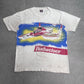 【Budweiser 1991 Miss Budweiser プリントTシャツ】バドワイザー ハイドロプレーン Bernie Little WORLD CHAMPION USA製 90s BEST Fruit of the Loom 古着/8-33