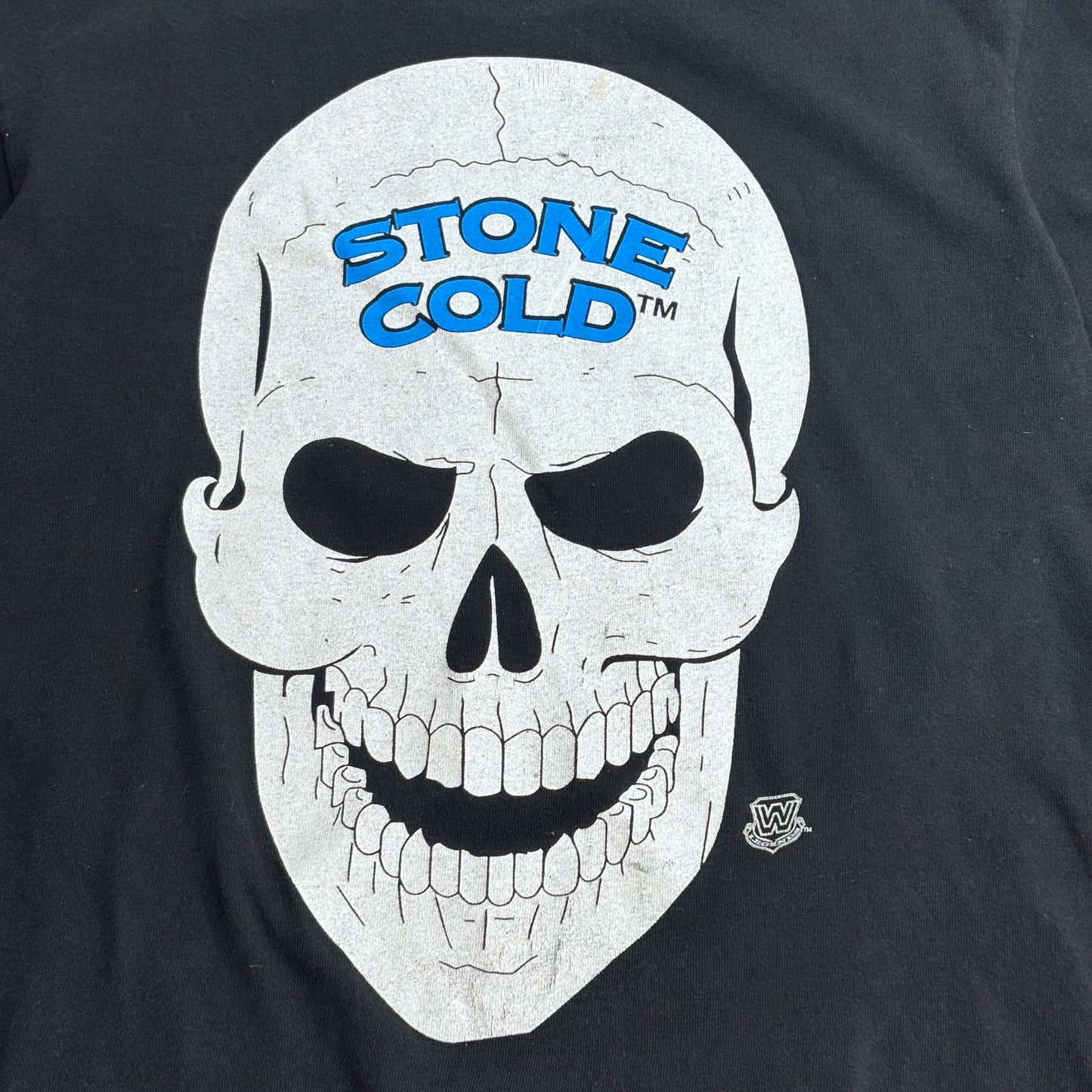 【STONE COLD スカルプリントTシャツ】Stone Cold / Austin 3:16 / WWE・プロレスTシャツ / ブラック/7-77