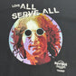 【Hard Rock Hotel & Casino Sacramento Tシャツ】LOVE ALL SERVE ALL 人物 Port & Company XL ブラック 古着/8-39