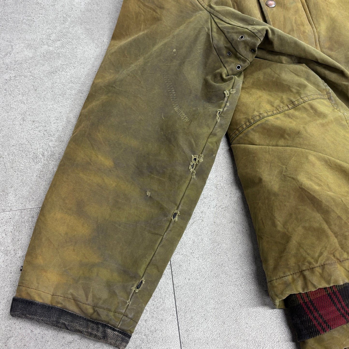 Polo by Ralph Lauren オイルドジャケット ハンティングジャケット XL オリーブ ワックスコットン ラルフローレン/3-18