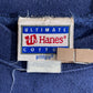 【90s Hanes ULTIMATE “BROWN’S Old Fashioned BARBER SHOP” スウェット XL】バックプリント 企業系 バーバーショップ アドバタイジング/2-77