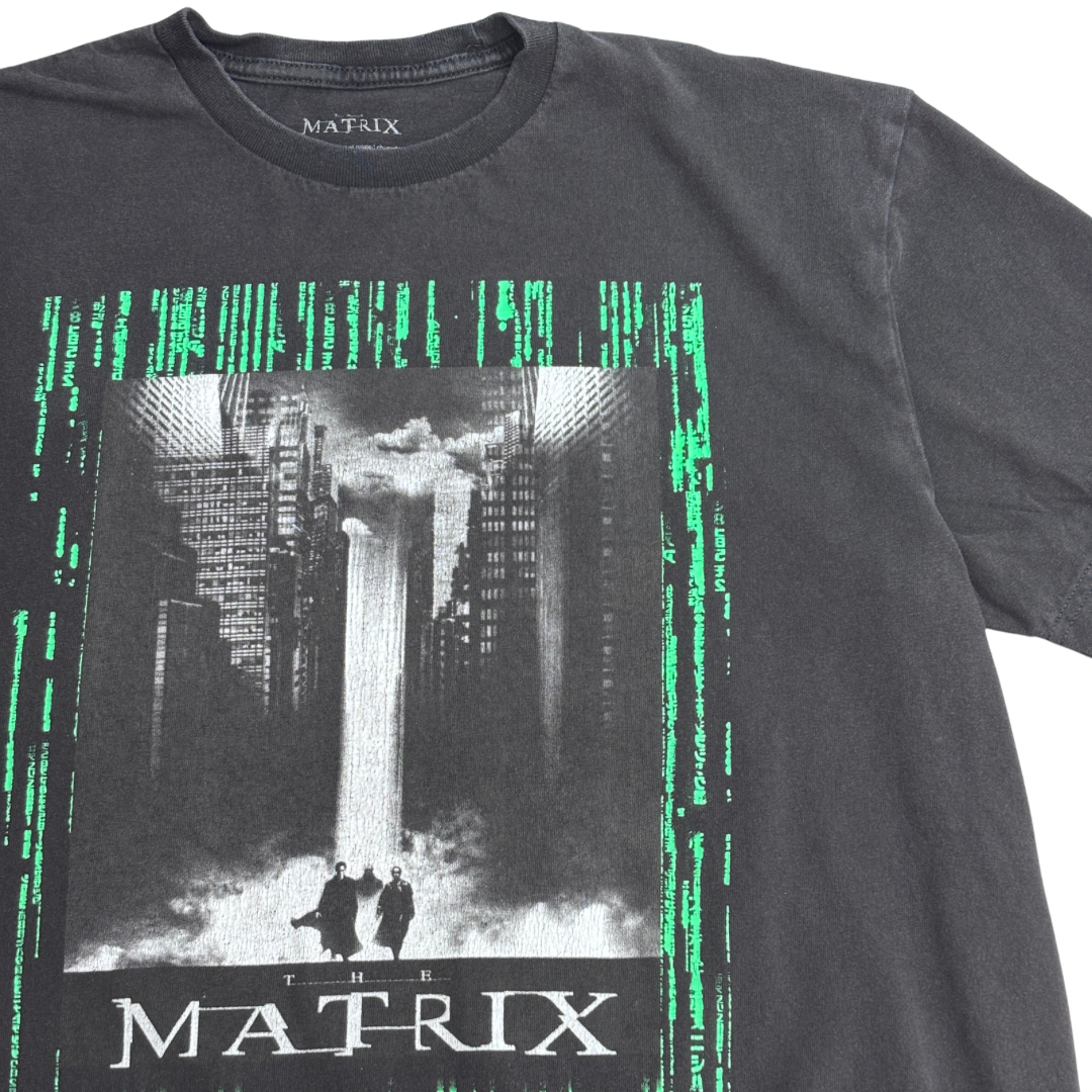 【THE MATRIX 映画Tシャツ / size L/ ブラック】7-85