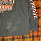 【2020年製】IRON HORSE SALOON ロンT｜バイカーロングスリーブTシャツ アメリカ製風プリント USA国旗ポケット付き