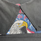 【90s DELTA “AMERICA it’s time to pray.” イーグル 両面プリントTシャツ】1995年 USAファブリック XL/7-28